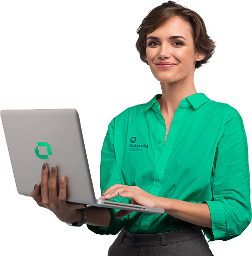 Profissional com laptop